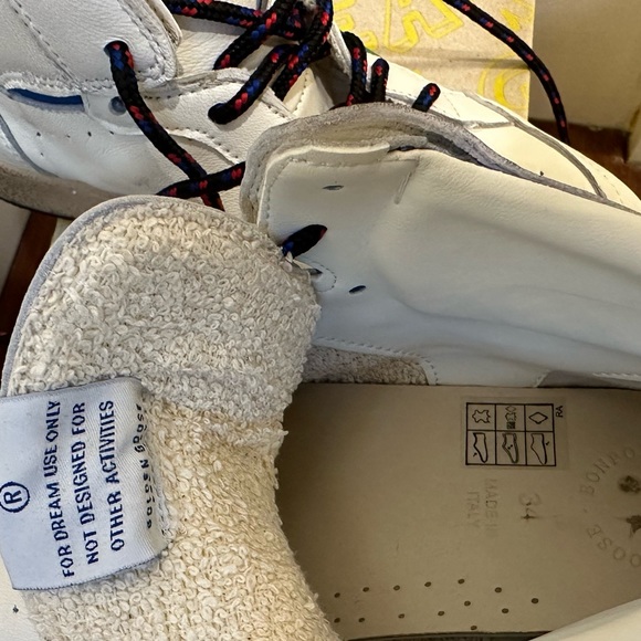 NIB Golden Goose x Bonpoint kids high tops, size EU 34 - Picture 7 of 9